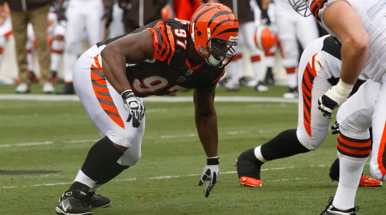 The reigning AFC Defensive Player of the Week, Bengals' Geno Atkins, will face off against Baltimore Ravens talented running back Ray Rice.