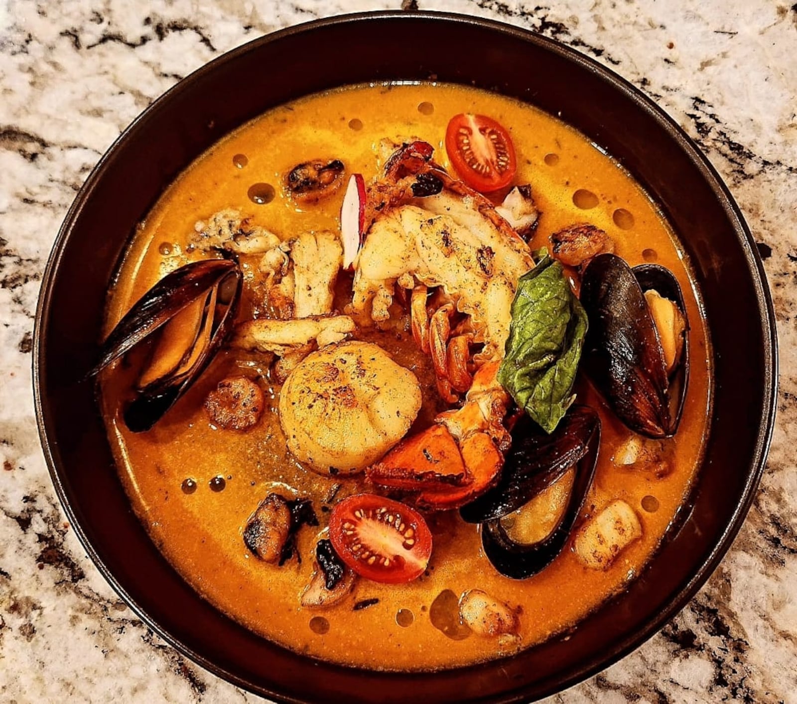 Vivian Elebiyo-Okojie, the founder of Bread of Hope, is sharing the stories of African flavors and culture through the inaugural Nomad’s Table on Saturday, May 24 in Dayton.  Pictured is Sweet Pepper Pepper Soup, an African soup with West African spices and seafood (CONTRIBUTED).