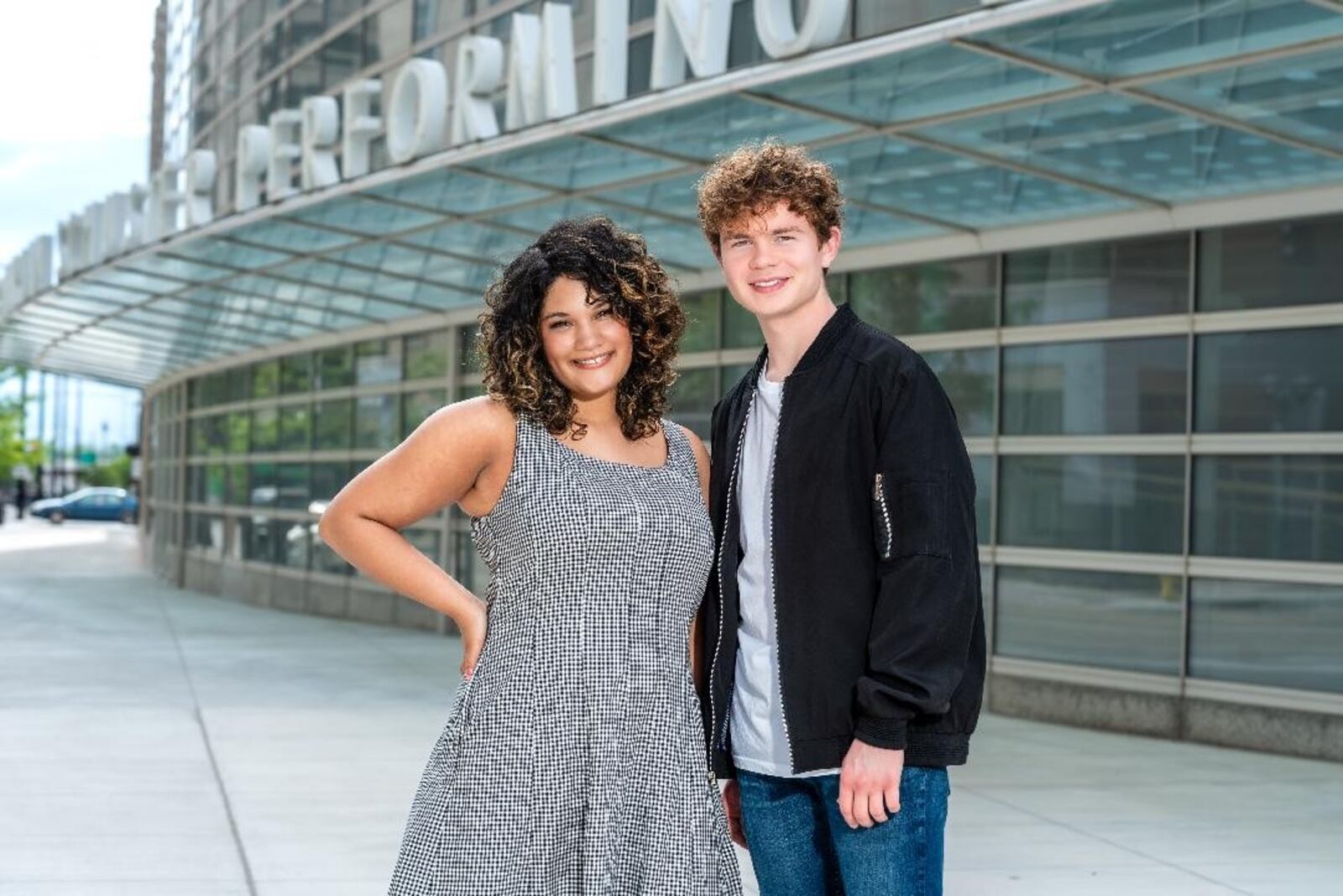 Lynn Dauterman of Kettering Fairmont High School and Griffin Greear of Oakwood High School will represent the Miami Valley High School Theatre Awards at the 2025 Jimmy Awards in New York City. PHOTO BY MATT SILVER