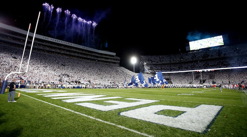 STATE COLLEGE, PA - SEPTEMBER 29: A view from field level before the start of the game between the Penn State Nittany Lions and the Ohio State Buckeyes on September 29, 2018 at Beaver Stadium in State College, Pennsylvania. (Photo by Justin K. Aller/Getty Images)