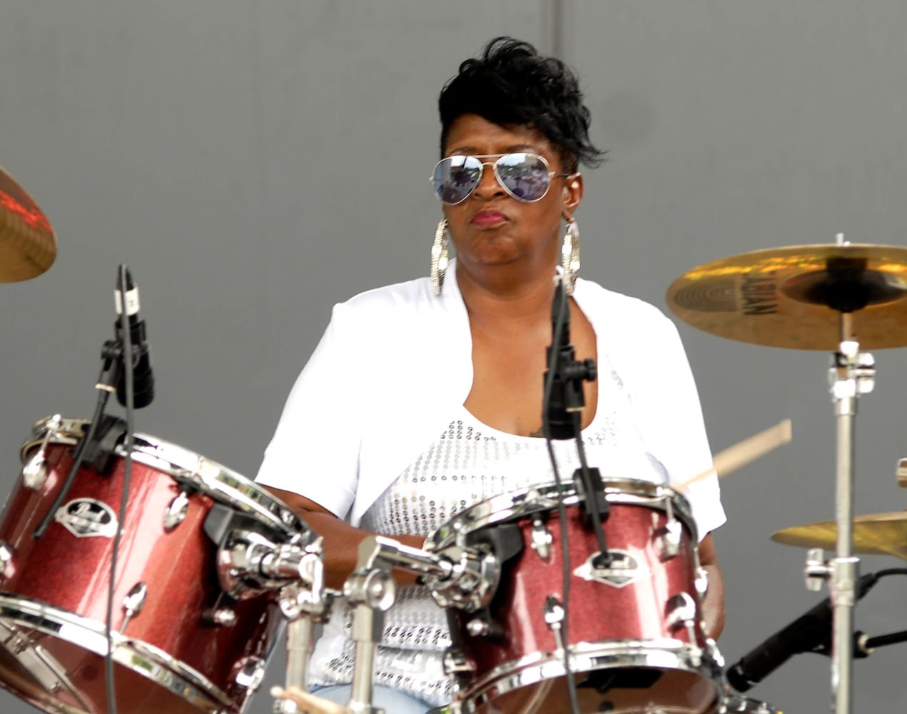 Did we spot you at the Dayton "Blues" Festival?