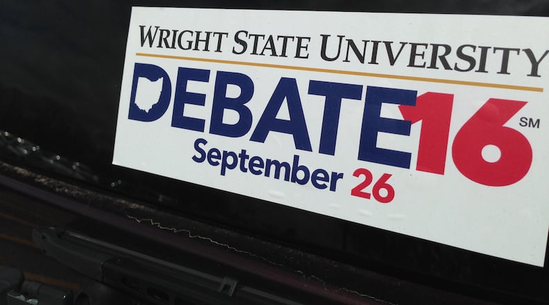 Wright State University was scheduled to host the first presidential debate of 2016 on September 26.