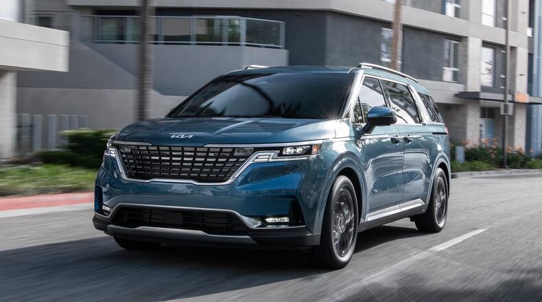 2022 Kia Carnival is a luxurious minivan with SUV style. CONTRIBUTED/KIA