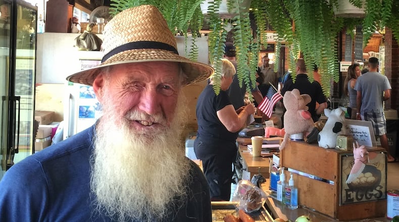 Russell Garber of Garber Farm was a 2nd Street Market vendor who offered homemade pies, dinner rolls and fresh produce from his vendor booth. Staff file photo