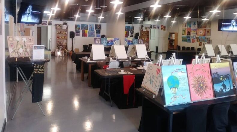 Picture Perfect Paint Parties opened in the Talbott Tower in downtown Dayton in 2018. CONTRIBUTED