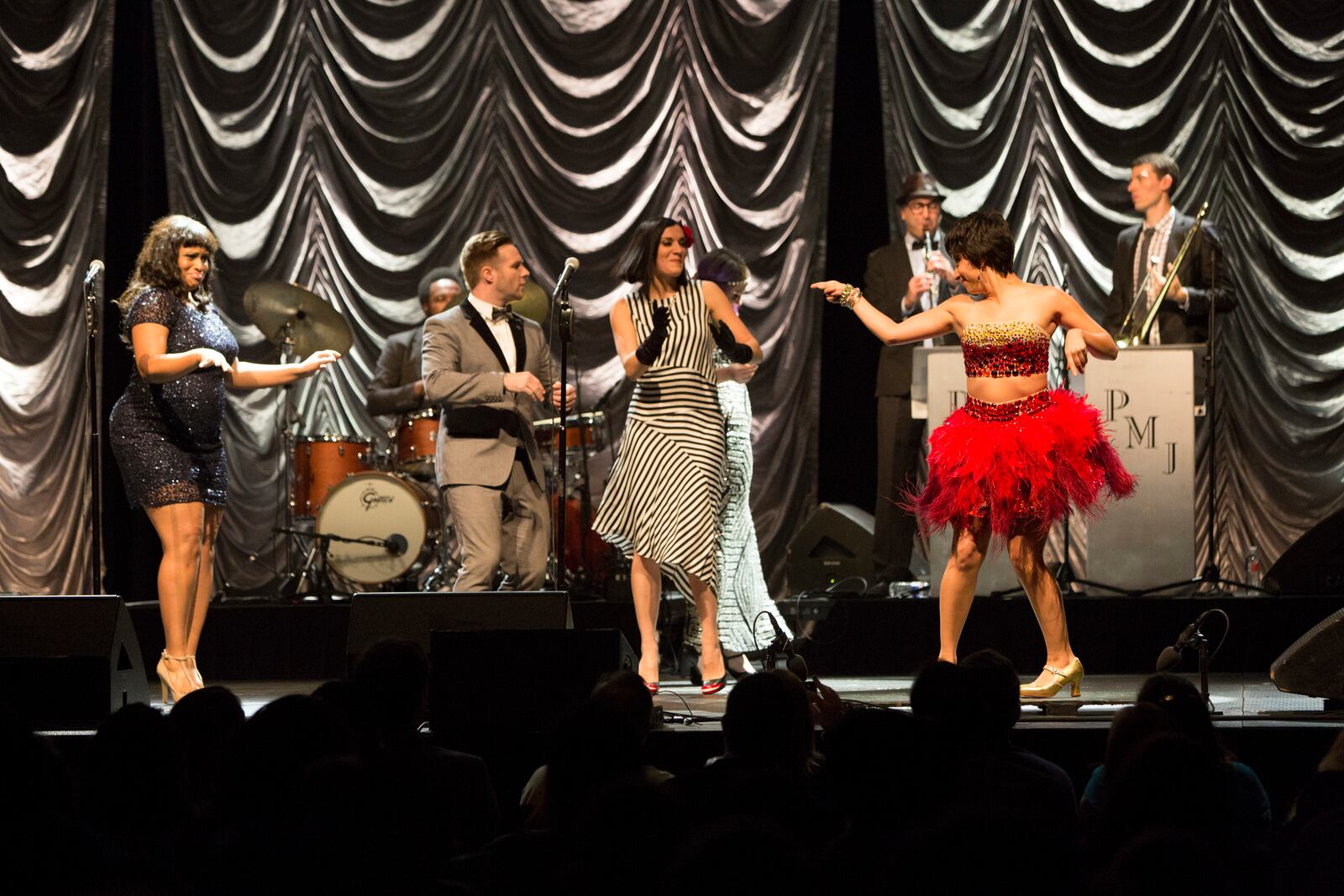 Scott Bradlee's Postmodern Jukebox presented at ACL-Live at The Moody Theater in Austin, Texas on December 5, 2015 - Photo Credit: Scott Moore/For American-Statesman