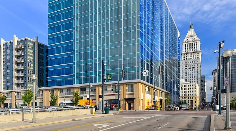 General Electric’s new Global Operations Center at The Banks in Cincinnati. CONTRIBUTED