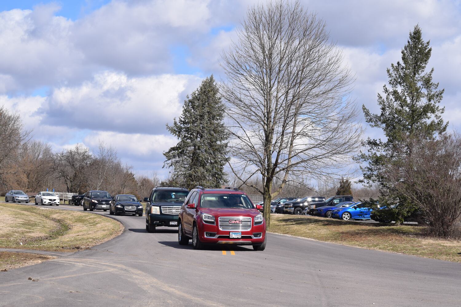 PHOTOS: Thousands of Outlaws attend motorcycle gang leaders funeral at Montgomery County Fairgrounds.