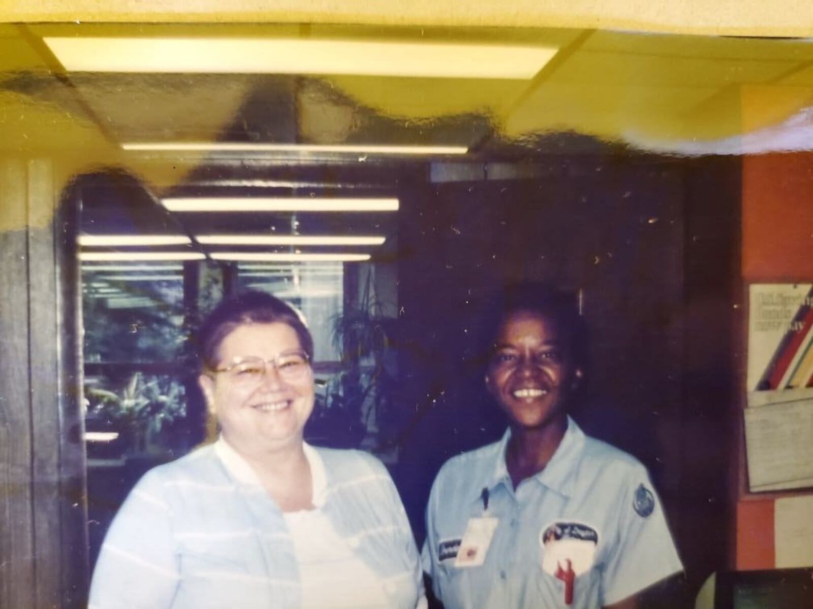 Margaret Austin and Brenda Gaines together in 2001. 
