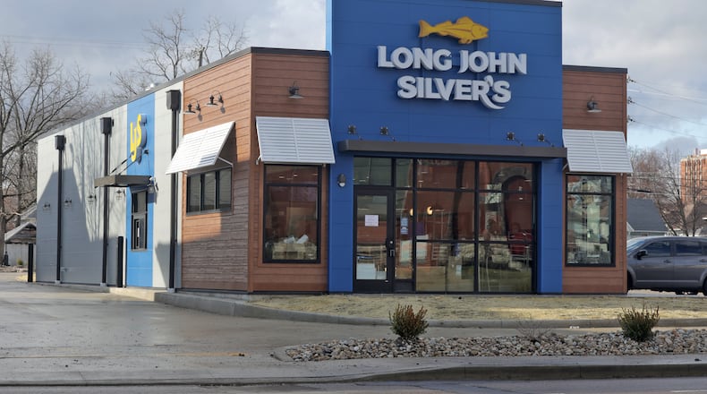 The new Long John Silver's restaurant on North Limestone Street will be opening Monday, Feb. 3, 2025. BILL LACKEY/STAFF