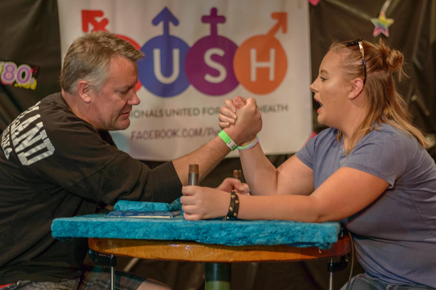 Ladies of the 80's Arm Wrestling