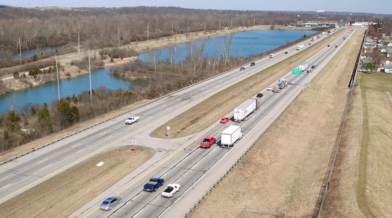 View of I-75 looking north in Moraine near the site of a wrong-way driver fatal crash. The blood alcohol content of the driver suspected of driving the wrong-way on Interstate 75 on St. Patrick’s Day that caused a crash that killed three people has been released. Abby Michaels was legally intoxicated at the time of the crash with a BAC of .099, according to Moraine police. The legal limit in Ohio is .08. TY GREENLEES / STAFF