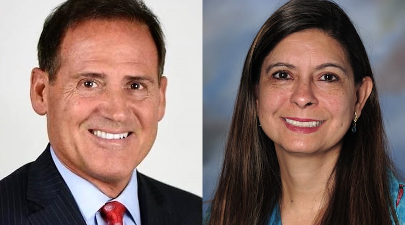 Incumbent Tom Grossmann and challenger Nadila Babar are the candidates for a Warren County Commission seat in the November 2022 election.