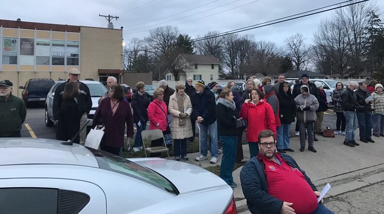 In this file photo, participants gathered for the Dayton Right to Life March on Jan. 24, 2017, outside the Women’s Med Center on Stroop Road in Kettering. TREMAYNE HOGUE/STAFF
