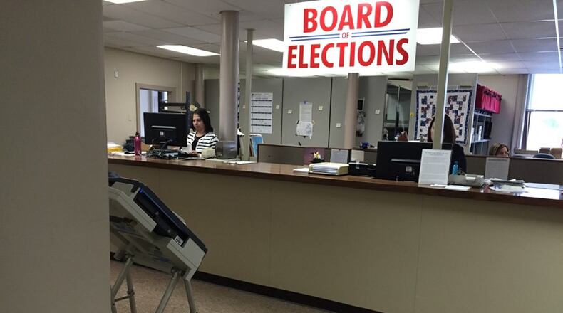 The Miami County Board of Elections was removed Tuesday from state administrative oversight and praised for efforts made after the discovery that 6,200 ballots were uncounted the night of the November 2018 general election. Officials said the ballots did not affect the outcome of any election. FILE