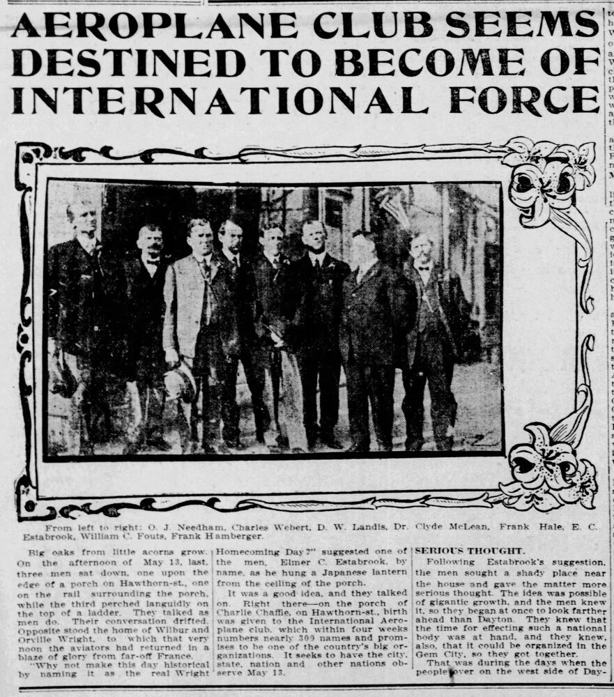 Wright Brothers in Dayton 1909 pages