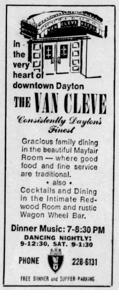 Vintage Restaurant advertising DDN