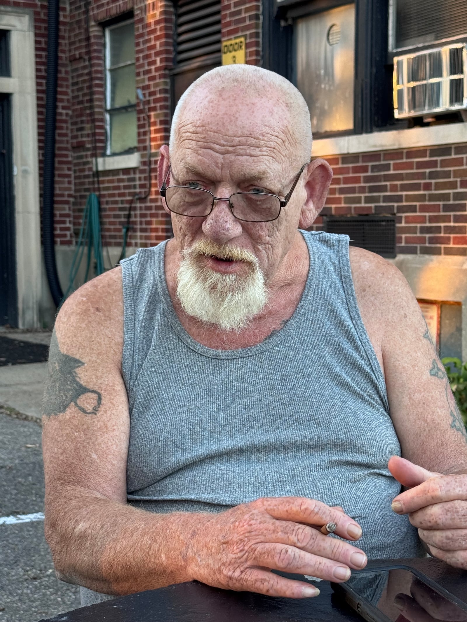 Darrell Whisman, one of the caretakers of Poasttown Elementary School. He and his wife Brenda live in the former Madison Twp. school building. CONTRIBUTED/ADAIR TUDOR