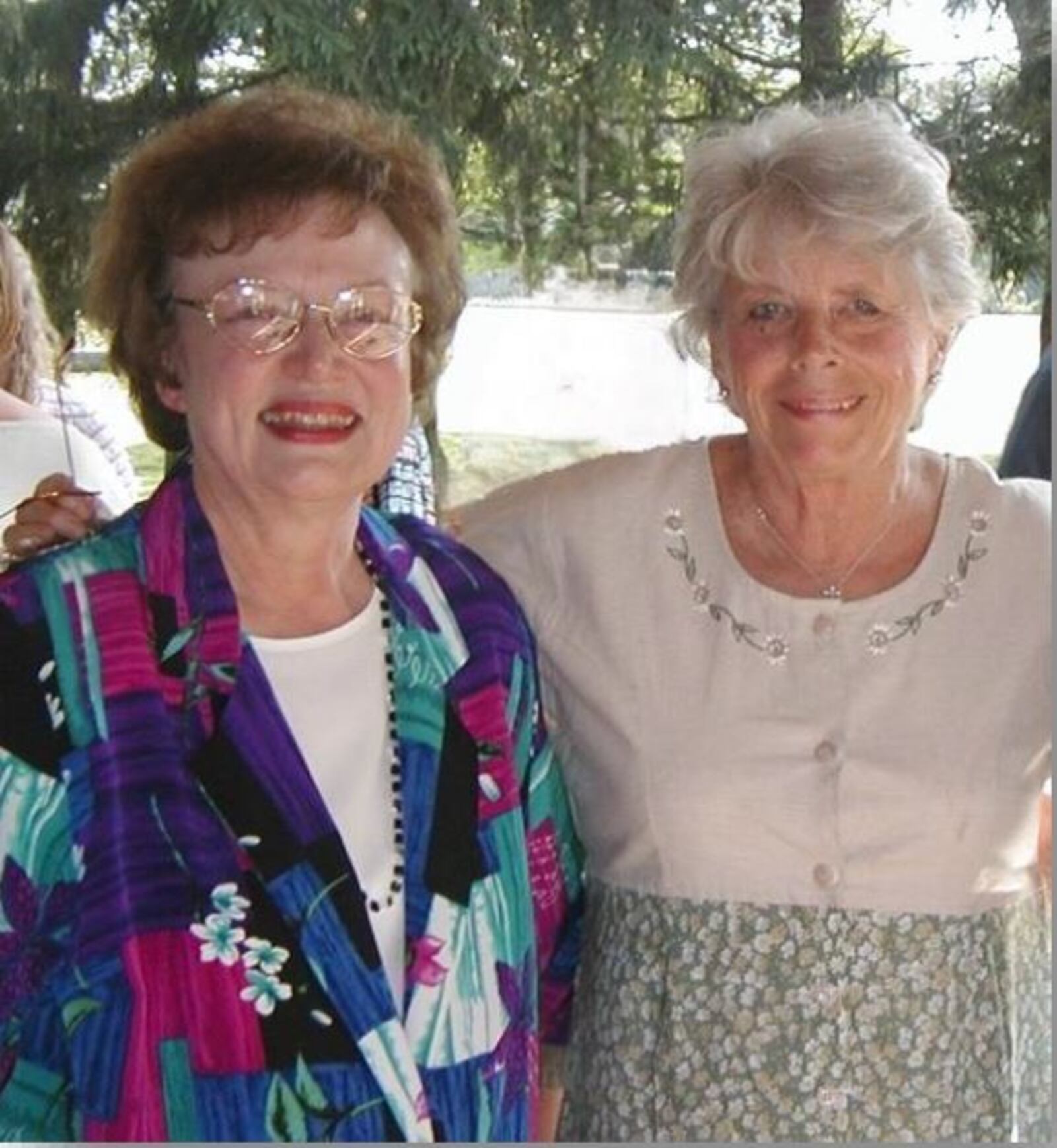Julie Gerspacher's mother-in-law Carolyn Gerspacher and mom Mary Lou Blommel.