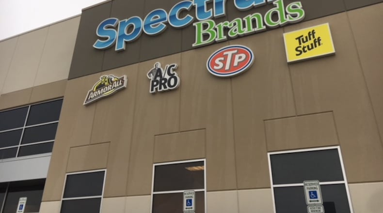 Ground was broken for the local Spectrum Brands distribution center in June 2016, the first concrete wall was poured in September that year and the first pallet was shipped from the center in January 2017. THOMAS GNAU/STAFF