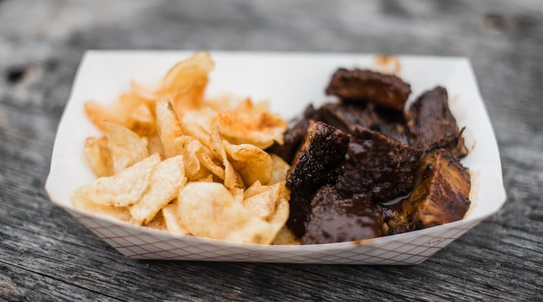 Barbecue dishes await at the fourth annual Dayton Barbecue Rodeo on April 27, 2019, at Yellow Cab Tavern. CONTRIBUTED