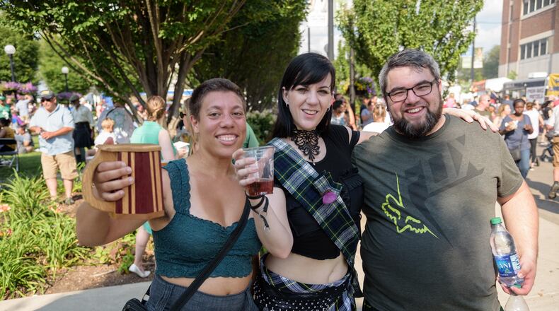 The Dayton Celtic Festival took over downtown at Riverscape MetroPark and the surrounding areas from Friday, July 26 to Sunday July, 28. The free festival featured workshops, vendors, food, beer, children’s activities and Irish music. TOM GILLIAM / CONTRIBUTING PHOTOGRAPHER