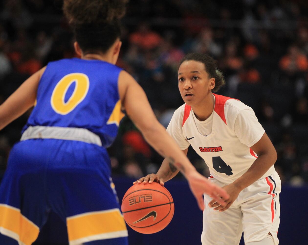 Photos: Dayton Flyers women's basketball wins big in School Day game