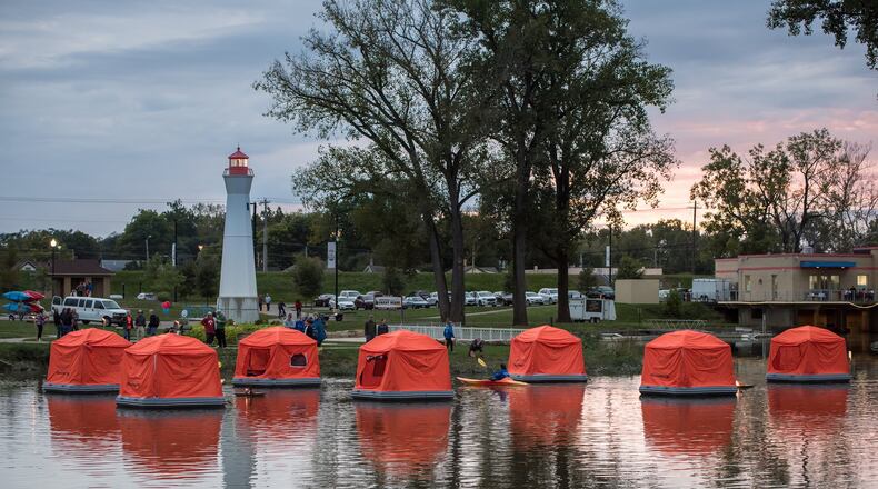 SmithFly sells fly fishing gear, including shoal rafts and floating tents. The tents have become famous globally.