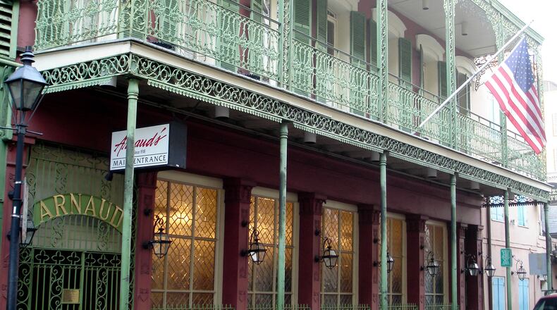 Arnaud’s Restaurant in the French Quarter is haunted by the ghost of the founder, “Count” Arnaud Cazenave. (Dennis Lomonaco/TNS)