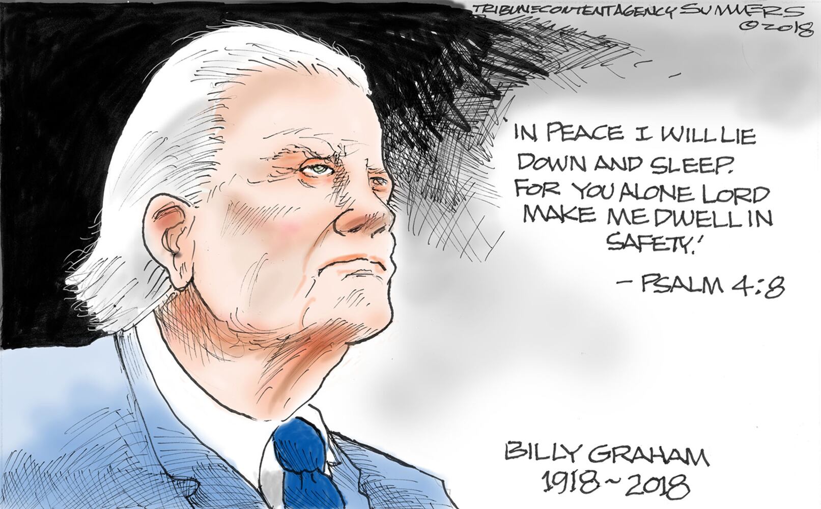 Week in cartoons: School shootings, Billy Graham and more