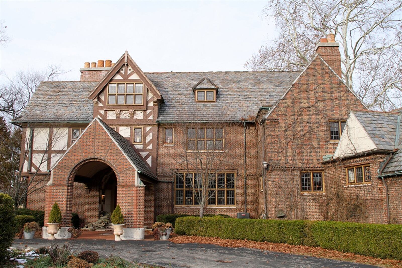 This Tudor Revival home built in 1931 has been completely restored to its original grandeur by longtime owners. It is listed on the National Register of Historic Places in Dayton. CONTRIBUTED PHOTOS BY KATHY TYLER