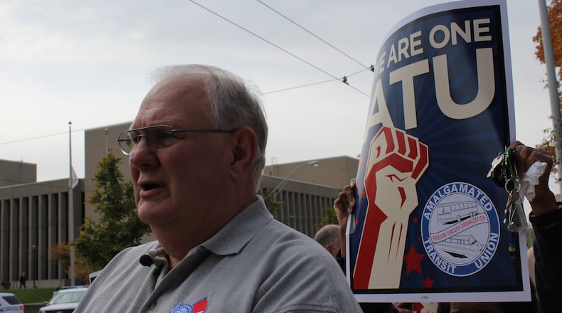 Glenn Salyer, president of Amalgamated Transit Union Local 1385. CORNELIUS FROLIK / STAFF