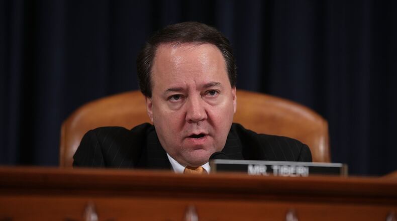 WASHINGTON, DC - OCTOBER 25: Committee chairman Rep. Pat Tiberi (R-OH) speaks during a hearing before the U.S. Congress Joint Economic Committee October 25, 2017 on Capitol Hill in Washington, DC. The committee held a hearing on the economic outlook. (Photo by Alex Wong/Getty Images)