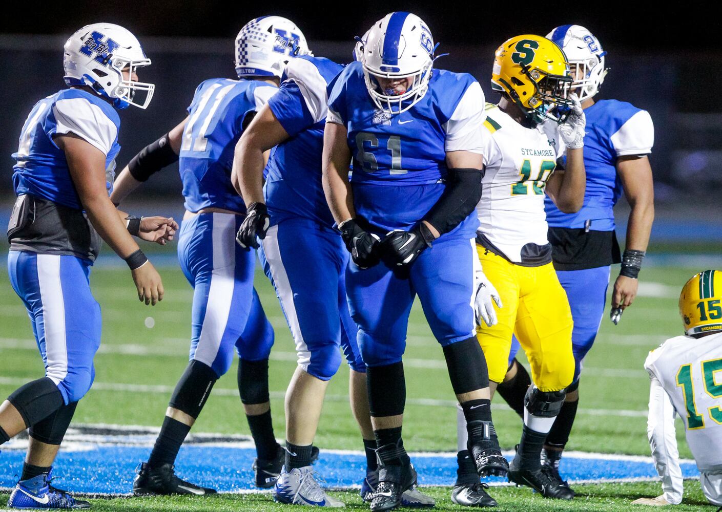 Hamilton Big Blue football beats Sycamore 14-7