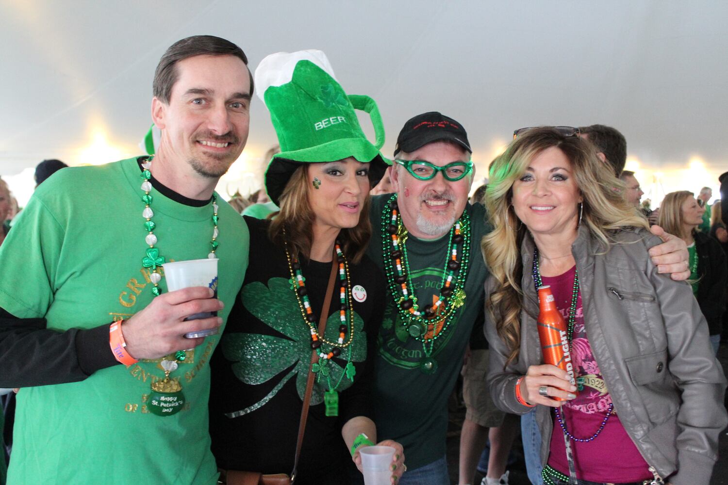 St. Patrick's Day lunchtime festivities at Flanagan's Pub