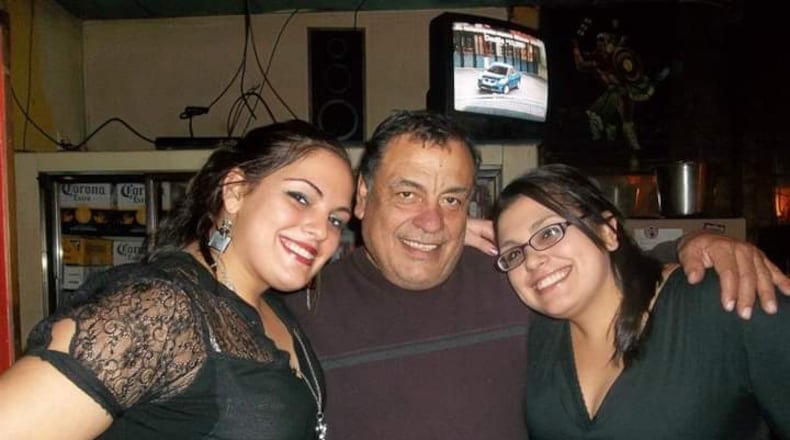 Ignacio Bucio (middle), founder of Pepito’s Mexican restaurant died on Aug. 20 in Dayton with family. Bucio is shown here with his daughters Veronica and Cassandra. CONTRIBUTED