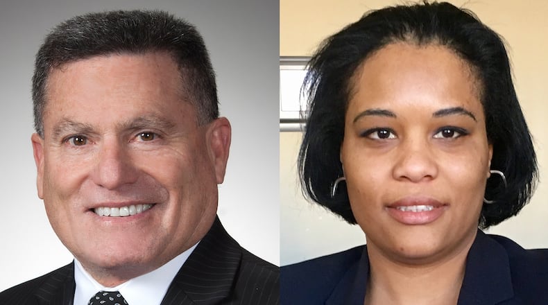 State Rep. Rick Perales, R-Beavercreek, and Jocelyn Smith , a Fairborn Republican challenging him in the Ohio House 73rd District Republican primary on May 8.