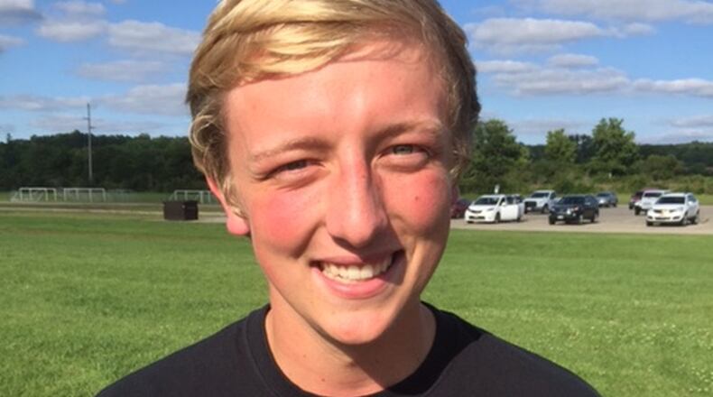 Central golfer Jacob Woeber