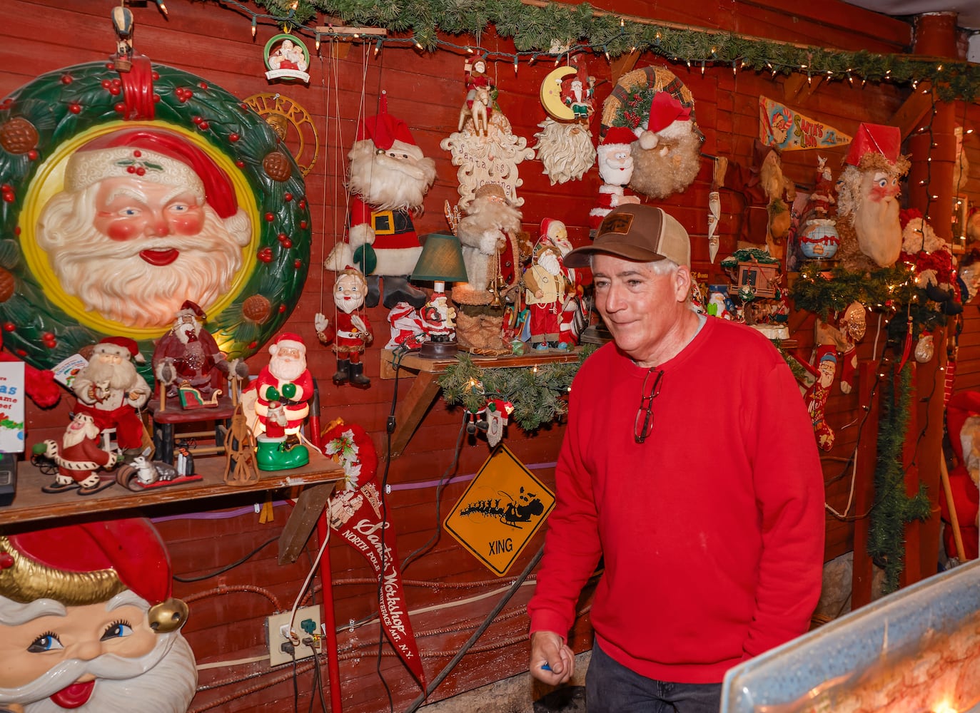 Clifton Mill's Santa Display