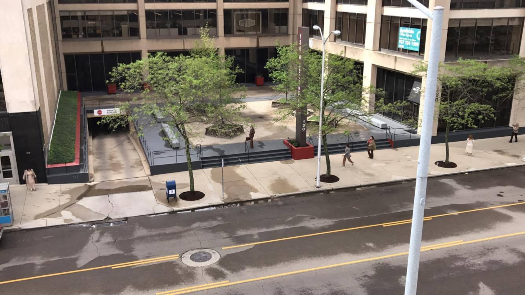 Scenes from the Robert Redford movie filming in downtown Dayton