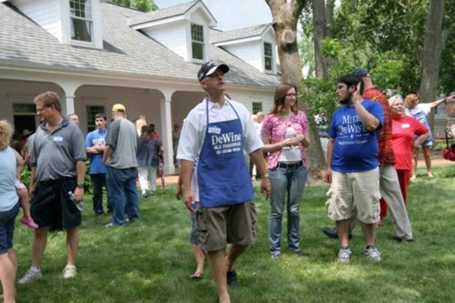 Mike Dewine's ice cream social