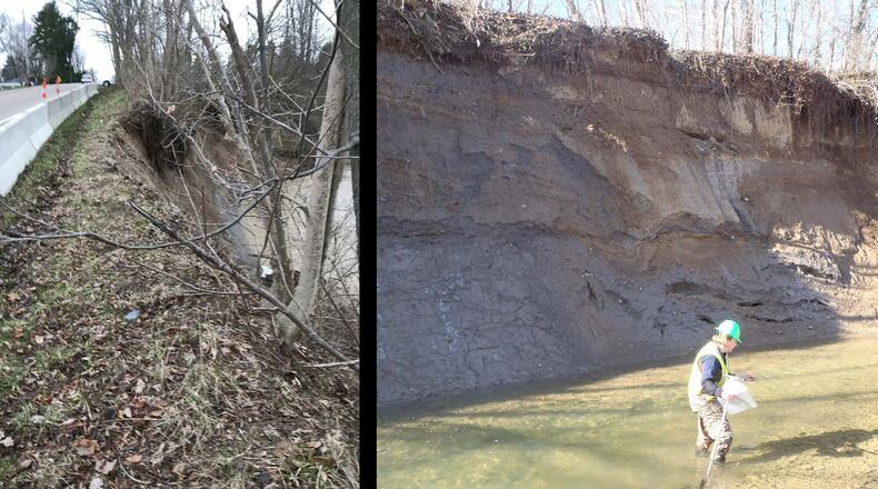 Montgomery County will spend more than $800,000 to realign and stabilize Little Twin Creek so it doesn’t wash away part of Manning Road. SUBMITTED