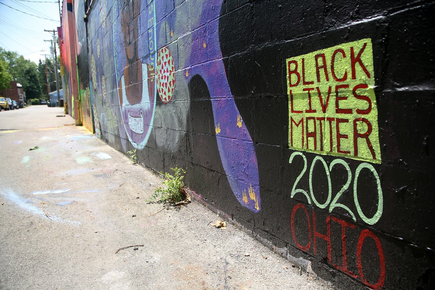 PHOTOS: Yellow Springs murals remember George Floyd