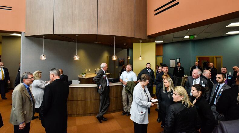 Kettering Health Network unveiled its new $6 million health center at 1391 Main St. on Hamilton’s West Side Monday, April 15, 2019. The newly completed, Hamilton Health Center on Main offers patients additional access to primary care providers. The facility also has lab and imaging services, and a community room for lectures and other health-related events. NICK GRAHAM/STAFF