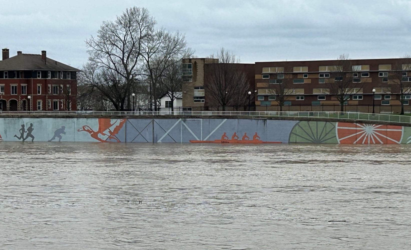 Swollen Great Miami River
