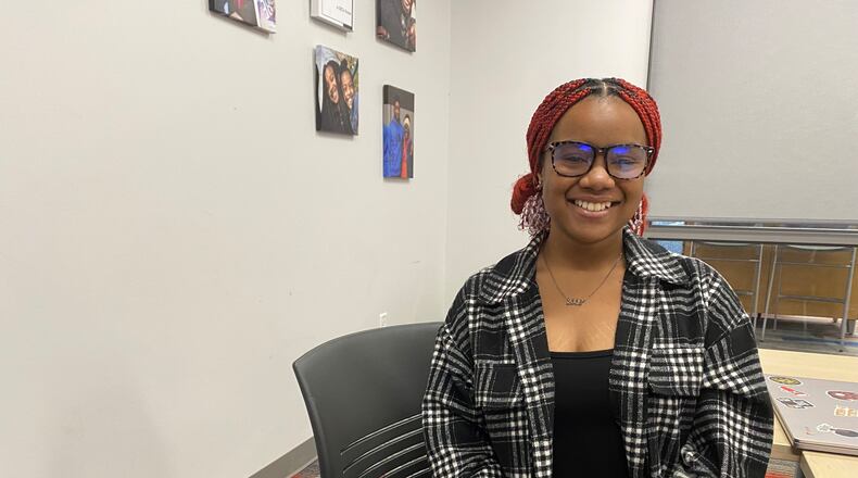 Bria Wilder, a senior at DECA High School, said she plans to get a two-year associate's degree to become a paralegal after high school. Eileen McClory / STAFF
