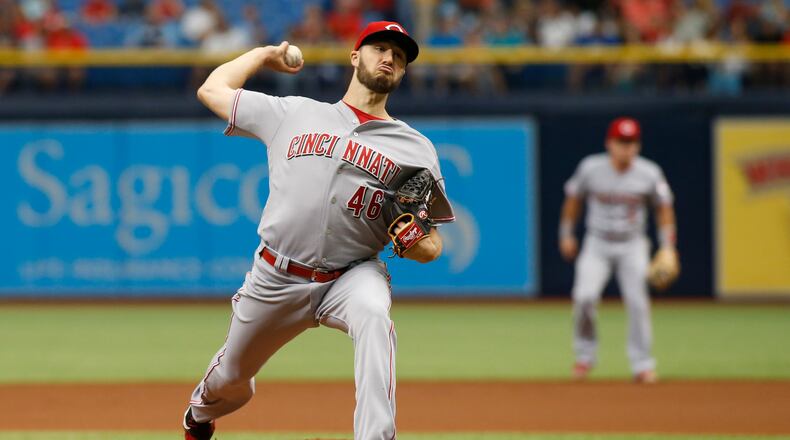 Tim Adelman threw five respectable innings Wednesday, and left with a 3-1 lead, but the Reds' bullpen collapsed in an 8-3 loss to the Rays.