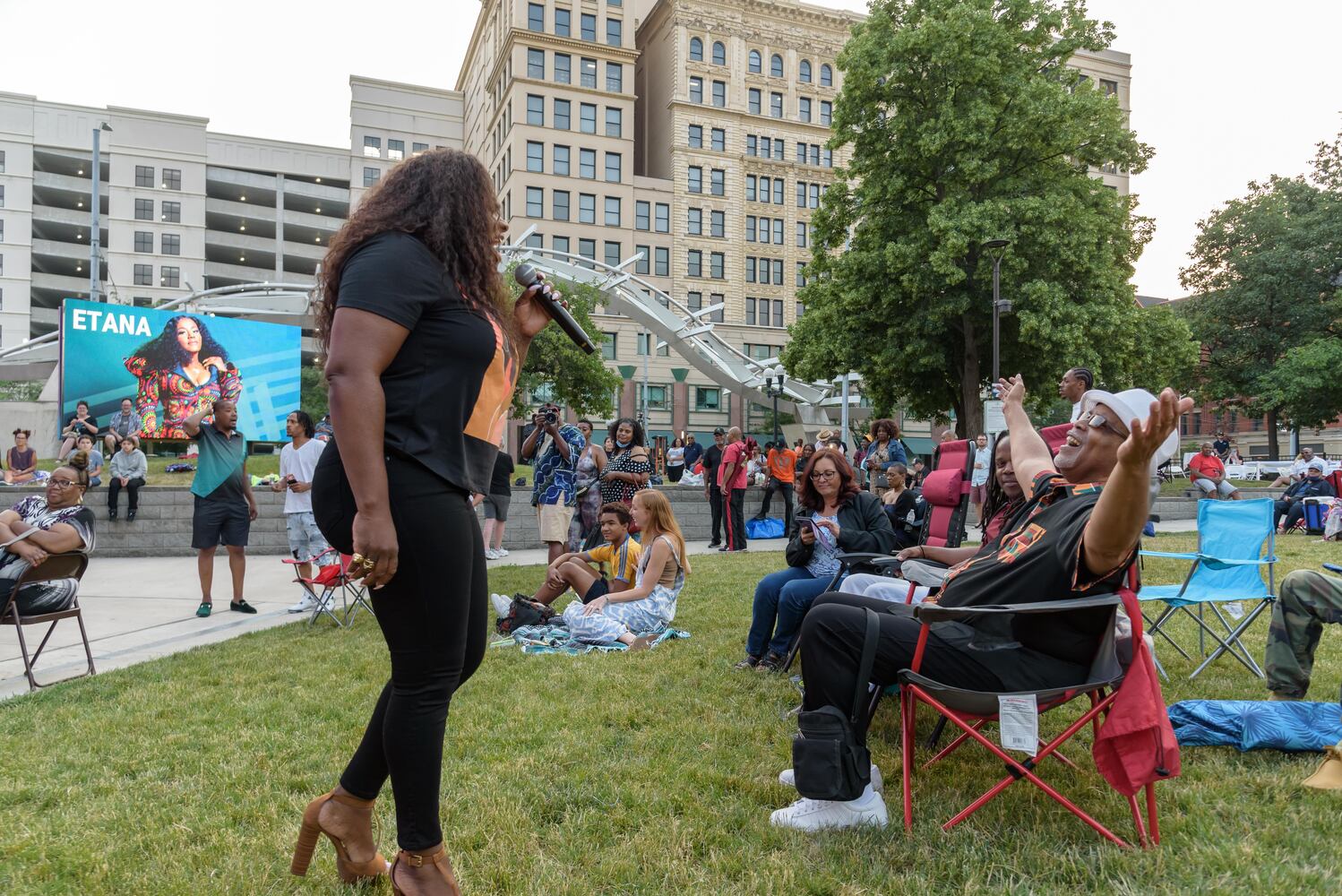 PHOTOS: Etana and The Luv Locz Experiment Live at Levitt Pavilion