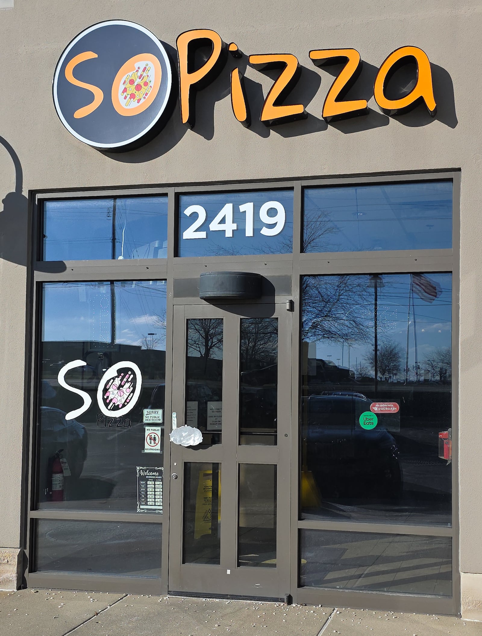 So Pizza, located on Miamisburg Centerville Road near the Dayton Mall, announced its final day of operation will be Saturday. BRYANT BILLING / STAFF