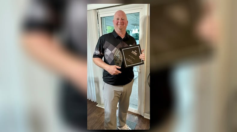 Centerville bowler Josh Stegemoller earned the Greater Dayton United States Bowling Congress Bowler of the Year title for the 2024-25 season. CONTRIBUTED